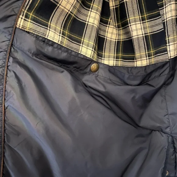 Polo Ralph Lauren Quilted Suede Patch Shooting Hunting Field Barn Jacket Blue- S - Picture 12 of 15